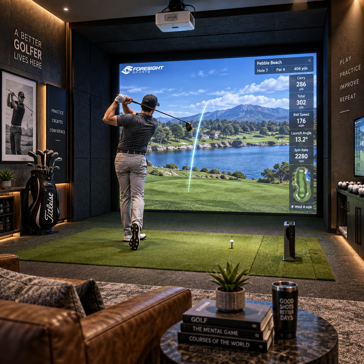 Die besten Golfsimulatoren für zu Hause: Modelle, Ausstattung und Kaufberatung