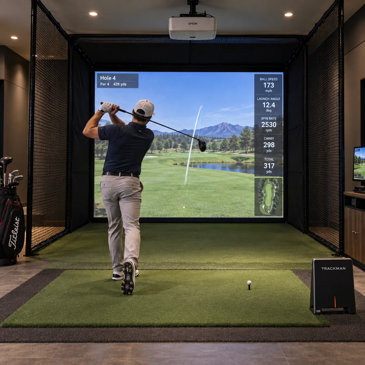 Einrichtung eines eigenen Golfsimulator-Raums: Planung, Ausstattung und Aufbau